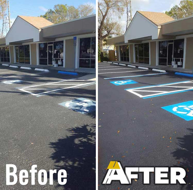 Pinellas Park Parking Lot Line Striping