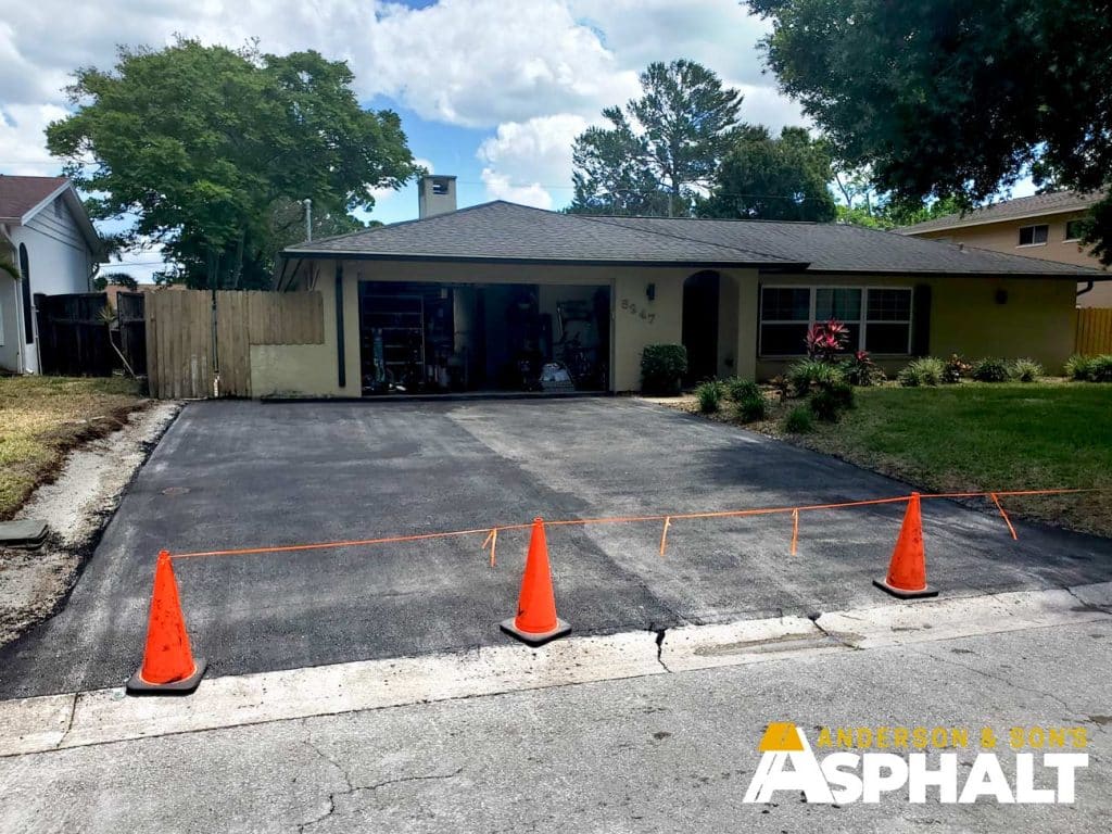 3-wide driveway - new pavemnt in Largo, Fl