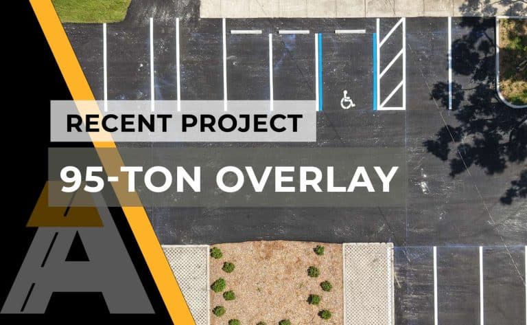 Recent asphalt project - overlay and stripping in St. Pete