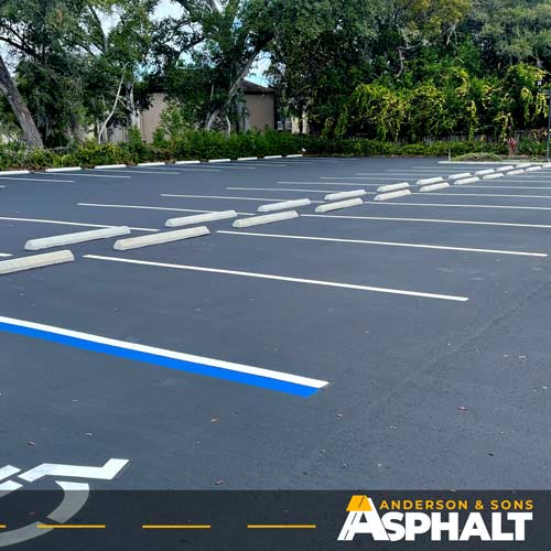Asphalt Overlay on Parking lot - minimal resurfacing