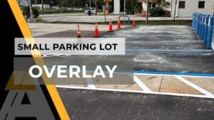 Finished Asphalt Overlay at Safety Harbor Gas Station